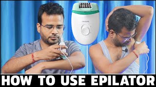 How to use Epilator without pain  Philips BRE245 Review [upl. by Aleck]