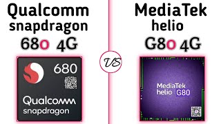 Snapdragon 680 vs MediaTek Helio G80  whats a better For YOU [upl. by Katlaps]