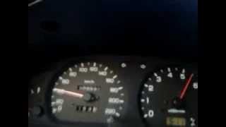 Nissan Almera 16 acceleration 0120 [upl. by Yerdna]