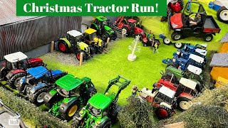 CHRISTMAS TRACTOR RUN MASSIVE TURNOUT  ADRIANS NEW KUBOTA RTV The Big 132 Model Farm Day 76 [upl. by Divadleahcim669]