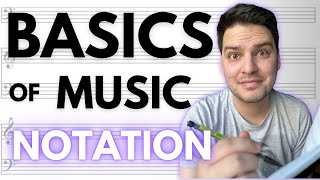 The Basics of Music Notation in 11 Minutes [upl. by Ahtrim]