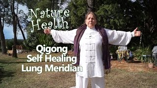 Qigong Self Healing  activating the lung meridian  breath easier [upl. by Elyl793]