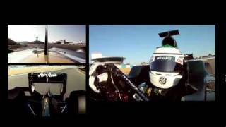 F1 onboard cameras Caterham Heikki Kovalainen laps of Jerez [upl. by Anitniuq]