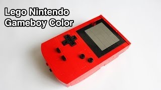 Lego Nintendo Gameboy Color with instructions [upl. by Ardnohsal187]