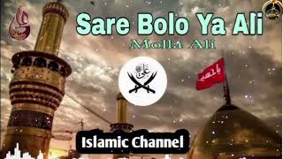 Sare Bolo Ya Ali🥰 Molla Ali 🥰Islamic Channel 🥰Qawwali new🥰 video viral 2024 [upl. by Schug25]