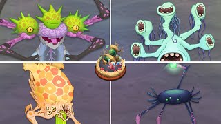 Ethereal Workshop Wave 7  All Monster Sounds amp Animations My Singing Monsters [upl. by Ynnavoig]