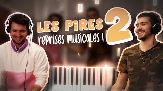 Piano Tutorial  LES PIRES REPRISES MUSICALES 2 [upl. by Donnamarie48]