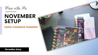 Plan With Me Setting Up My November Planner [upl. by Fulmer154]