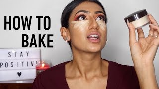 HOW TO BAKE YOUR FACE MAKEUP even if you have dry skin [upl. by Nedyarb446]