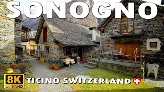 Sonogno Ticino Switzerland 8K [upl. by Jankell81]