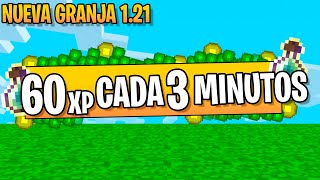 Nueva Granja de Experiencia Facil Minecraft Bedrock 121 [upl. by Manoop217]