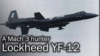 Lockheed YF12  Blackbird with missiles [upl. by Jola]