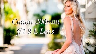 First shoot using the Canon 200mm f28 lens with the Sony A7Rii Commercial Fashion Photography [upl. by Yduj342]