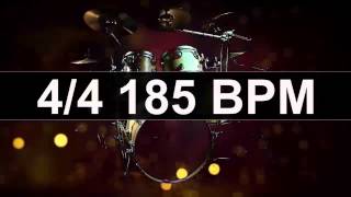 🔴 Drums Metronome 185 BPM [upl. by Carol40]