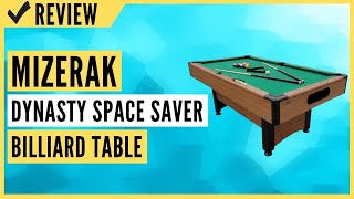 Mizerak Dynasty Space Saver 65 Billiard Table Review [upl. by Nohtan]