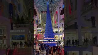 SNEAK PREVIEW  STUNNING CHRISTMAS LIGHT SHOW  TORONTO EATON CENTRE [upl. by Kacerek853]