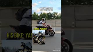 Do you think he liked it 😂 KingCity636 bikerchick bikelife 360video bikergirl [upl. by Alidia]