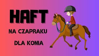 Haft komputerowy na czapraku dla konia  ✅Hafciarki MEXA✅ [upl. by Coreen]