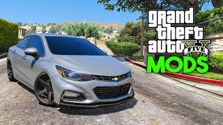 GTA V MOD  Chevrolet Cruze 2018 [upl. by Eanerb]