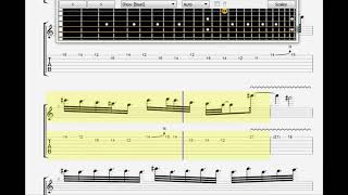 Yngwie Malmsteen  Arpeggios From Hell Guitar Tab [upl. by Aivato759]