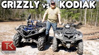 Yamaha Grizzly vs Kodiak  Compared in the MUD to See Which is Better for You [upl. by Amanda]