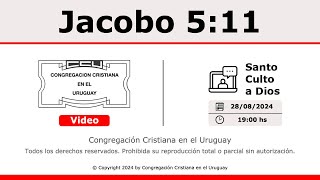 Santo Culto a Dios  28082024  1900 Hs [upl. by Sherline]