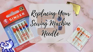 How to Change Your Sewing Machine Needle  Singer Simple Sewing Machine [upl. by Hufnagel]