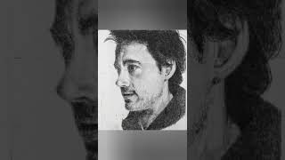 Robert Dowey Jr graphite pencil drawing realistic portrait [upl. by Awjan107]