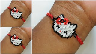 PULSERA DE HELLO KITTY EN CHAQUIRA MIYUKI [upl. by Enaid]