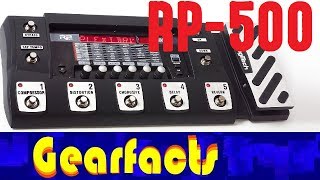 Digitech RP500 multi effects revisited Still great [upl. by Nnaacissej416]