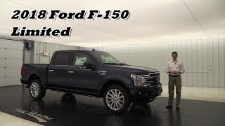 2018 FORD F150 LIMITED OVERVIEW STANDARD amp OPTIONAL EQUIPMENT [upl. by Polak]