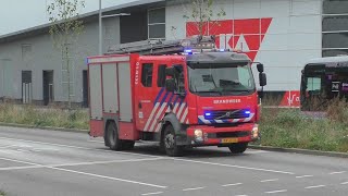 Rijopleiding P1 Brandweer Groningen Rijopleiding TS 010132 met spoed in Groningen [upl. by Elwina]