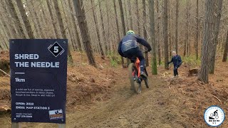 Shred the needle New Grade 5 trail at Woodhill MTB park [upl. by Aicnom]