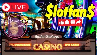 Naomis Slot Channel is live at The Silver7’s in Las Vegas casino slots vegas 2024 [upl. by Claud]