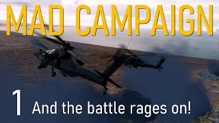 DCS  AH64D Apache MAD Campaign  Ep 1 [upl. by Ardnuahs129]