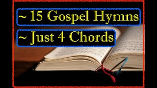 15 Classic Gospel Hymns Using Only 4 CHORDS  Guitar Lesson Tutorial  Red Back Church Book Songs [upl. by Babb736]