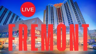 Las Vegas LIVE  Fremont Street What an Experience [upl. by Atnod]