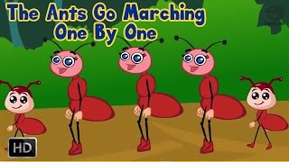 The Ants Go Marching One By One Nursery Rhyme With Lyrics [upl. by Cristal]