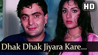 Dhak Dhak Jiyara Kare  Rishi Kapoor  Meenakshi  Gharana  Bollywood Songs  Laxmikant Pyarelal [upl. by Thoer285]