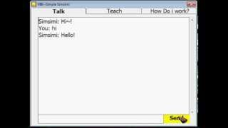 VB6 Simple Simsimi Using ADODC w source code [upl. by Heriberto]