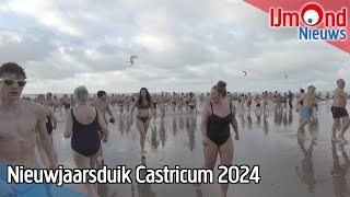 Nieuwjaarsduik Castricum 2024 [upl. by Killoran354]