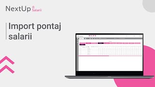 Tutorial  Import pontaj salarii NextUp Salarii [upl. by Ikram]