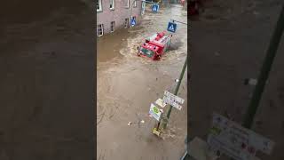 Hochwasser Stolberg 14 Juli 2021 [upl. by Nylirehc]