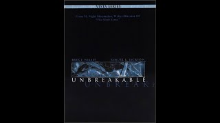 Opening to Unbreakable 2001 DVD HD [upl. by Obmar]