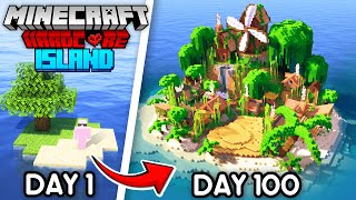 I Survived 100 Days on a Deserted Island in Minecraft Hardcore [upl. by Zales]