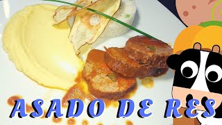 ASADO DE RES CON PURÉ asadoderes pure papa [upl. by Jessey]