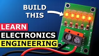 Design and Build a PCB  SMD LED Learn electronics engineering [upl. by Alhahs]