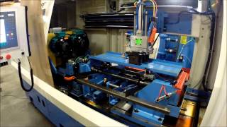 Gun Barrel Reaming Machine  DeHoff G548R2 automated gun barrel reaming [upl. by Adnalohs]