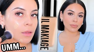 TESTING IL MAKIAGE FOUNDATION  CONCEALER I took the foundation quiz [upl. by Airotel582]