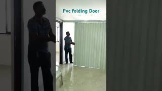 Pvc folding Door   partition ke liye accha aur sasta [upl. by Namaj527]